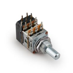 MEC Stereo Potentiometer, (A220K / A220K), Push/Pu